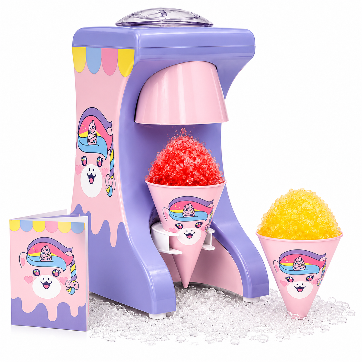 Penguin Snow Cone Machine for Kids – Countertop Electric Shaved Ice Machine