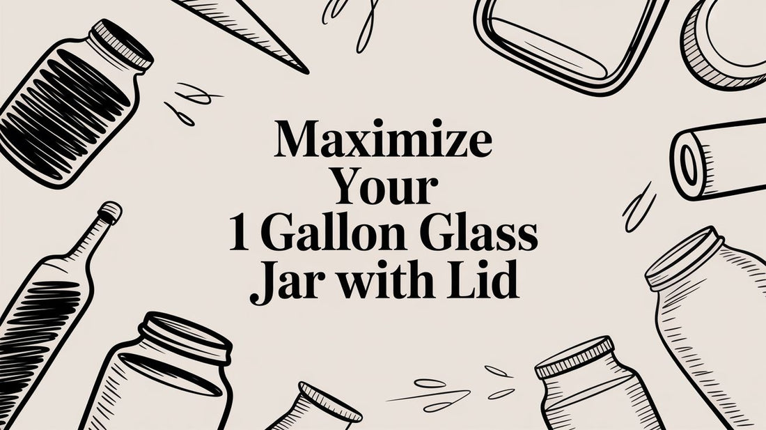 Maximize Your 1 Gallon Glass Jar With Lid