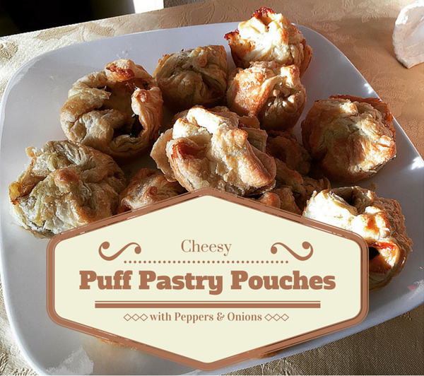Cheesy Puff Pastry Pouches