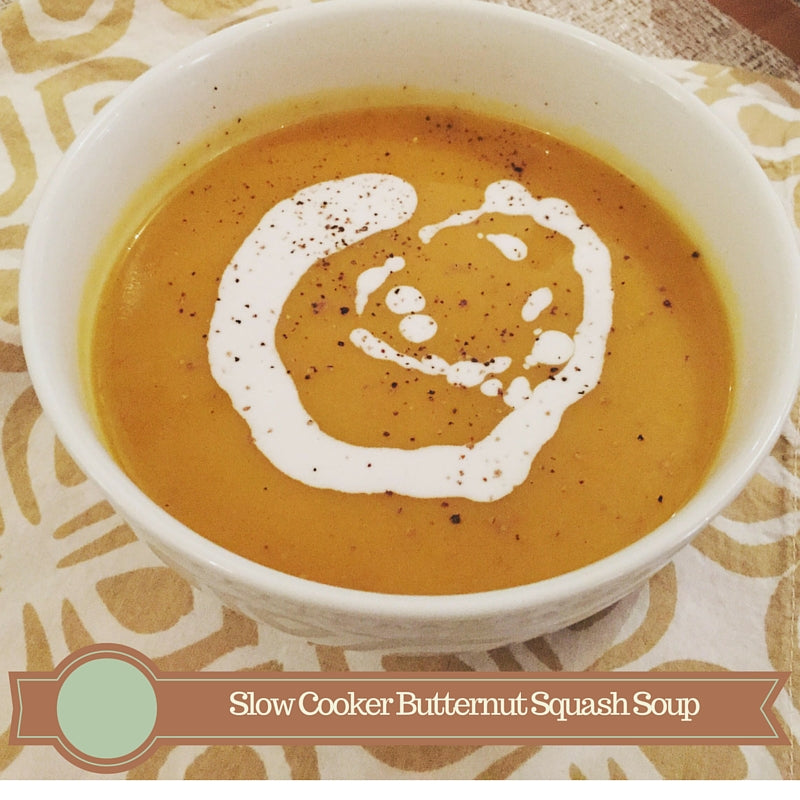 Creamy Slow Cooker Butternut Squash Soup