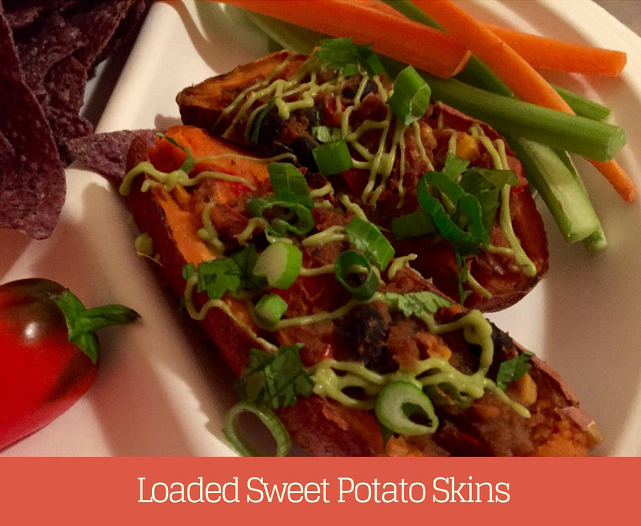 Loaded Sweet Potato Skins 