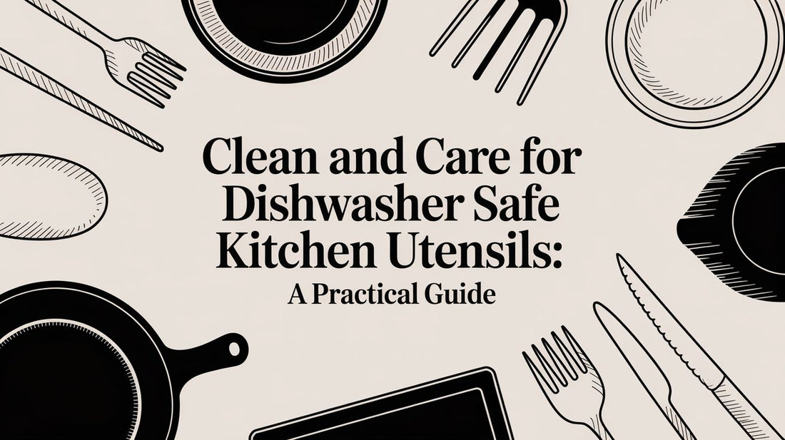 Clean and Care for dishwasher safe kitchen utensils: A Practical Guide
