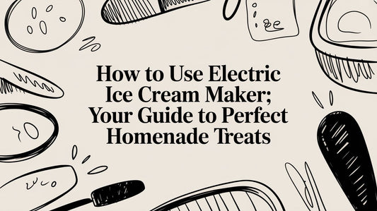 How to use electric ice cream maker: Your guide to perfect homemade treats