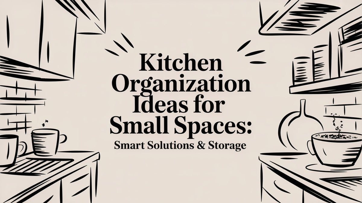 Kitchen Organization Ideas for Small Spaces: Smart Solutions & Storage ...