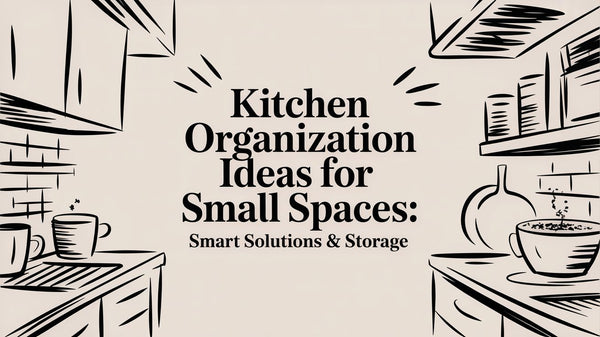Kitchen Organization Ideas for Small Spaces: Smart Solutions & Storage ...