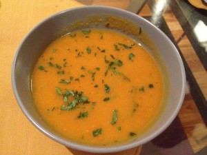Curried Butternut Squash Soup, or, The Best of Autumn in a Bowl