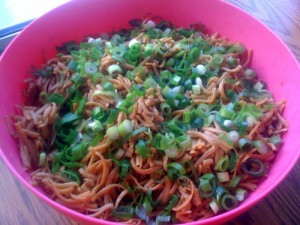 Spicy Sesame Peanut Noodles