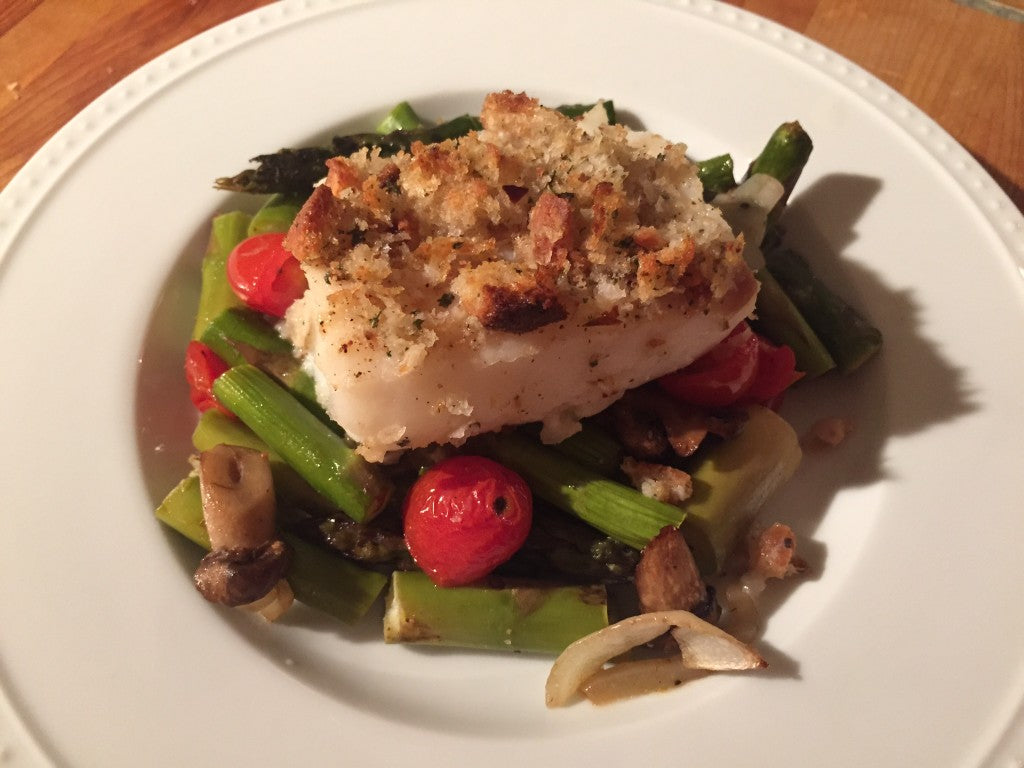 Crispy Baked Cod With Butter and Sage