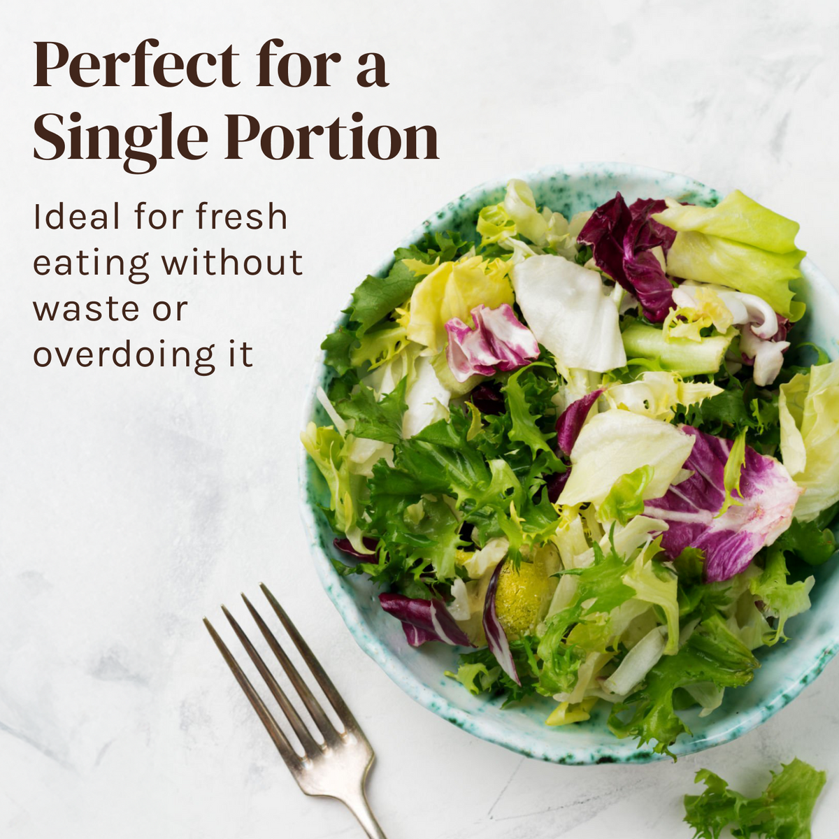 Single Serve Small Salad Spinner - Mini Prep Lettuce Spinner and Dryer With Measuring Cup - Collander with Fruit and Vegetable Washing Basket Bowl