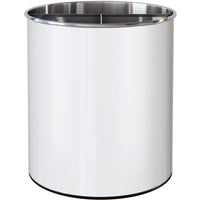 Extra Large Rotating Utensil Holder Caddy with Sturdy No-Tip Weighted Base, Removable Divider, and Gripped Insert: Metal | Rust Proof and Dishwasher Safe