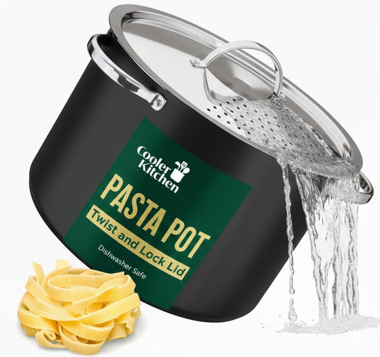 Black pasta pot, alternate color