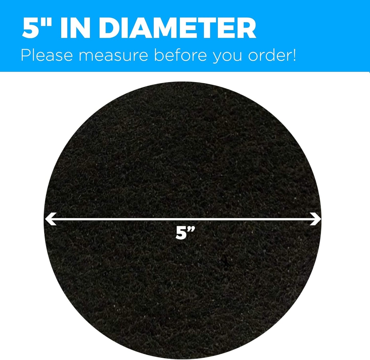 Cooler Kitchen - 4 Pack Activated Charcoal Compost Bin Filters - 3.75 Inch Activated Charcoal Filters Replacement Set for Kitchen Recycle Bin - Odor Absorbing Home Countertop Compost Bin Filter