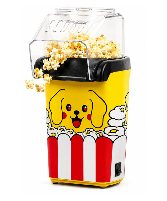 Pupcorn Popcorn Machine – Cute Puppy Air Popper Popcorn Maker, Oil-Free