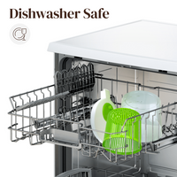 Single Serve Small Salad Spinner - Mini Prep Lettuce Spinner and Dryer With Measuring Cup - Collander with Fruit and Vegetable Washing Basket Bowl