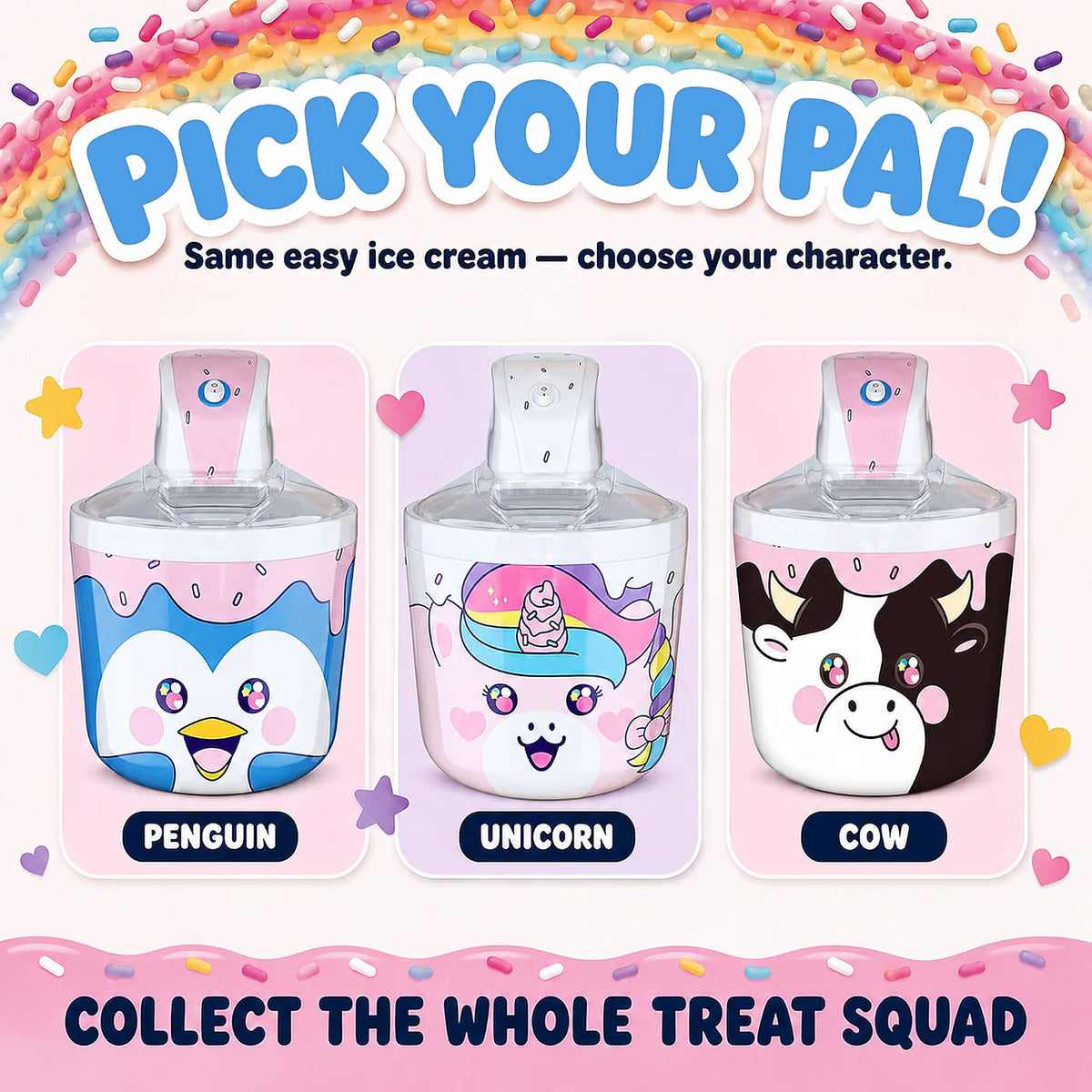 Electric Ice Cream Maker Machine for Kids – Countertop Soft Serve
