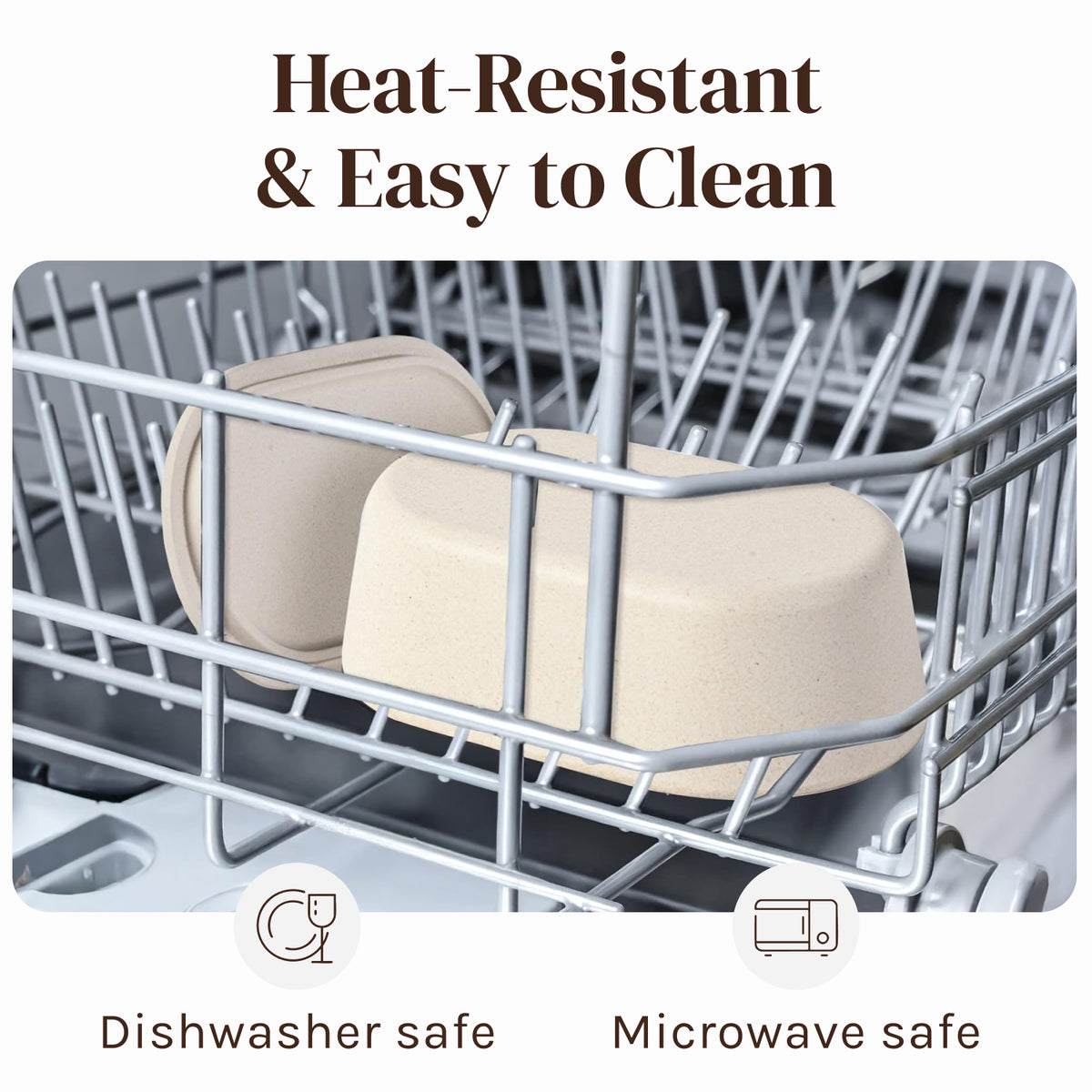 Modern Bamboo Butter Dish with Lid - Dishwasher Safe - Perfectly Sized For Large European Style Butters