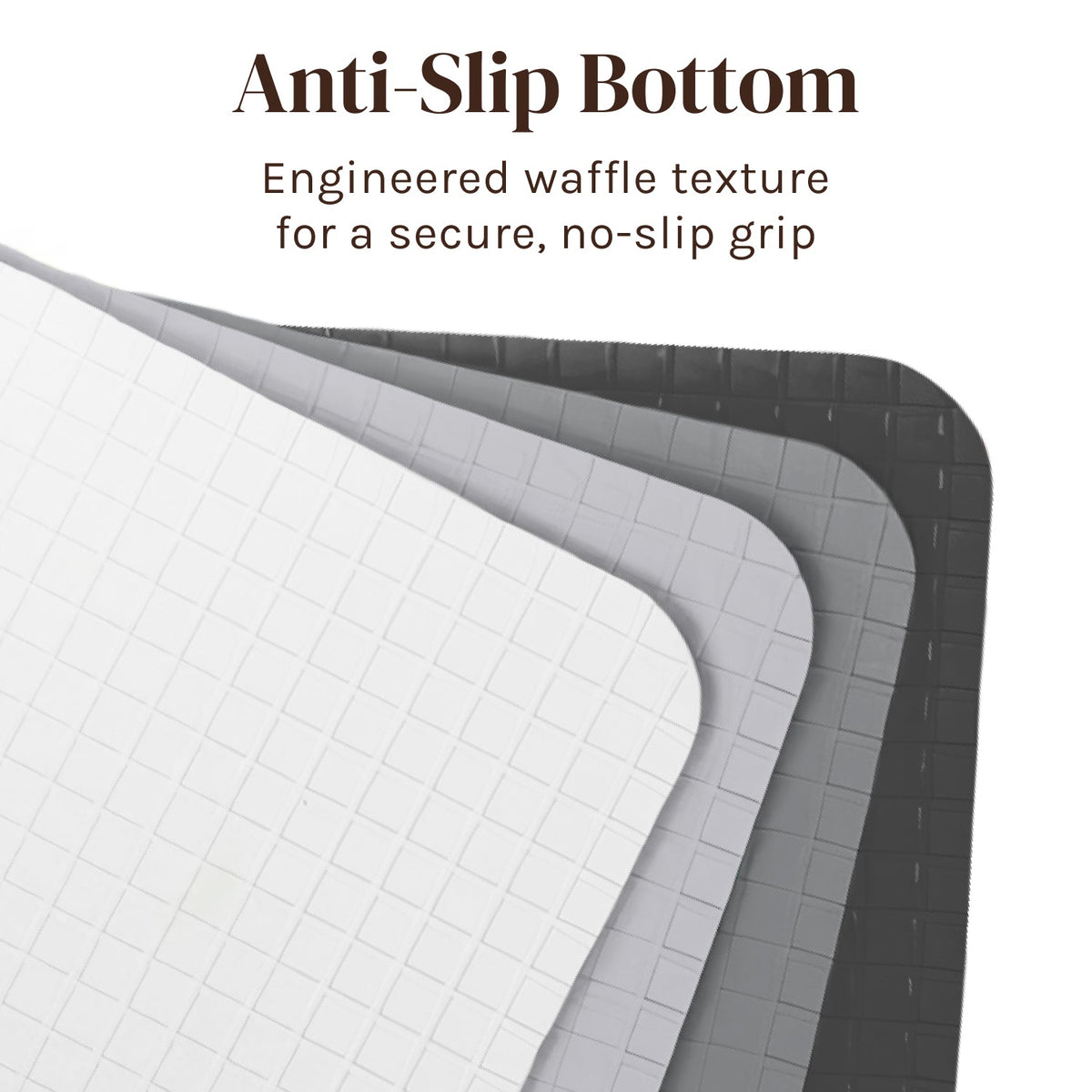 Extra Thick Flexible Plastic Cutting Board Mats With Food Icons & "EZ-Grip" Waffle Back, (Set of 4)…