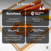 Plastic Cutting Board Mats with Food Icons & EZ-Grip Waffle Back, (Set of 6)