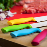 Chef's Choice Colorful Professional 12 Piece Knife Set By Cooler Kitchen